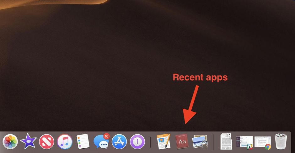 Insert Preview App In Dock For Mac